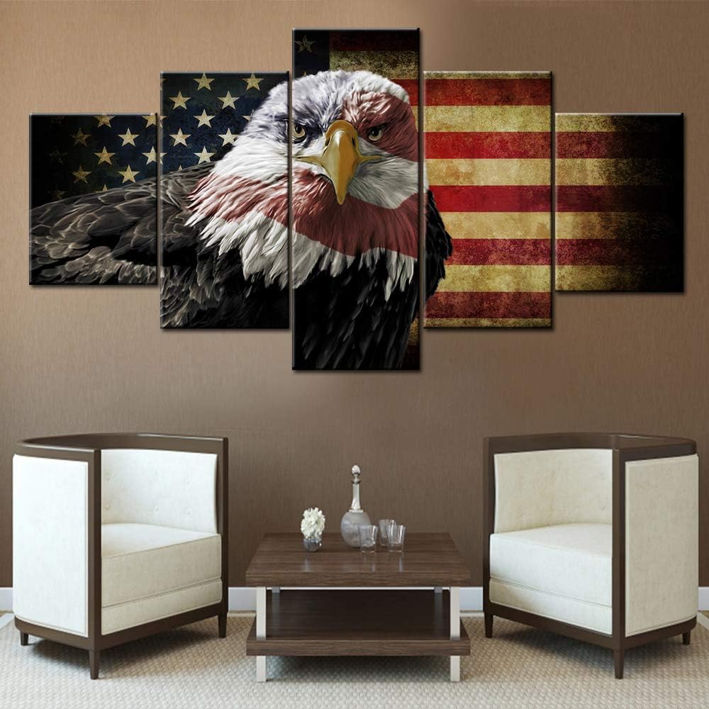 5 Panel American Eagle Canvas