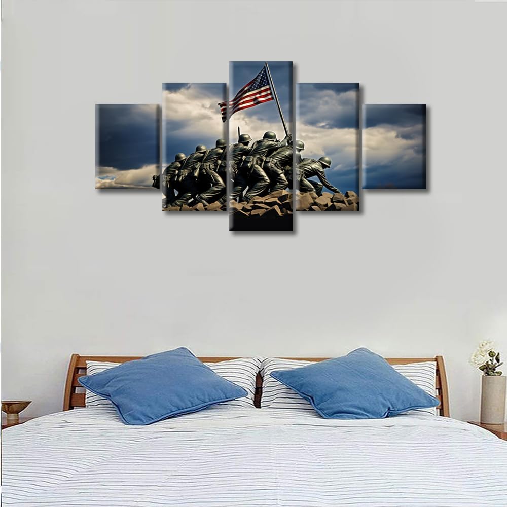 5 Panel American Marine Corp Canvas