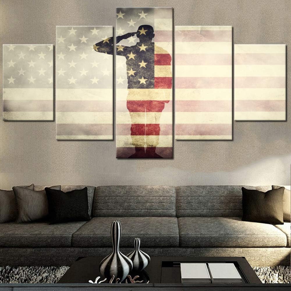 5 Panel Salute America