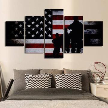 5 Panel Veteran's Pride Canvas